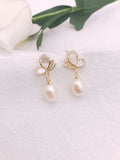 AAAA 10-13mm South Sea Pearl Earring 925s