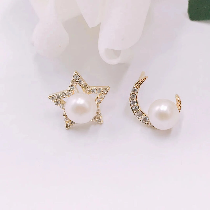 AAAA 8-9mm South Sea Stud Pearl Earring 925s