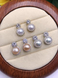 AAAA South Sea Stud Pearl Earring 925s