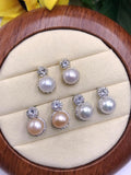 AAAA South Sea Stud Pearl Earring 925s