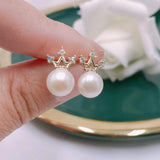 AAAA 9-10mm South Sea Pearl Stud Earrings
