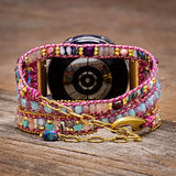 Natural Stone Vegan Smart Watch Band High End Bracelet