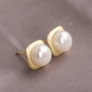 10-11mm South Sea Pearl Earring 925s