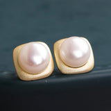 10-11mm South Sea Pearl Earring 925s