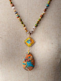 Natural Stones Charm Geometric Pendant Necklace