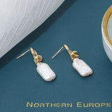 Stunning 10-15mm South Sea Baroque Pearl Earrings
