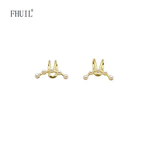 Pearl Clip Earrings for Women Sweet Jewelry Wedding Accessories