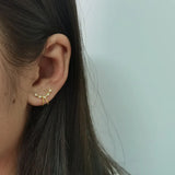 Pearl Clip Earrings for Women Sweet Jewelry Wedding Accessories
