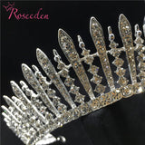 Princess Queen Tiara Rhinestone Pageant Crown Wedding Bridal Tiara
