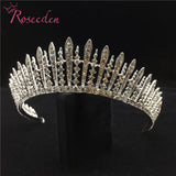 Princess Queen Tiara Rhinestone Pageant Crown Wedding Bridal Tiara