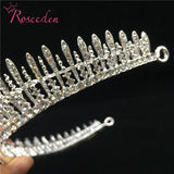 Princess Queen Tiara Rhinestone Pageant Crown Wedding Bridal Tiara