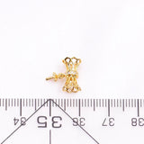 Elegant Pendant Mount Base for Pearls Stones Beads