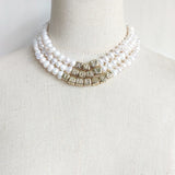 Stylish Natural Pearl Choker Necklace