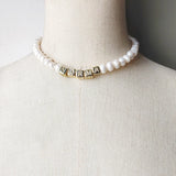 Stylish Natural Pearl Choker Necklace