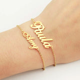 Custom Stainless Steel Names Bracelet for Her