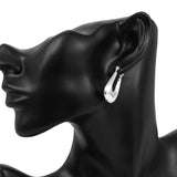 925 Silver Special Hoop Earrings Wedding Party Jewelry