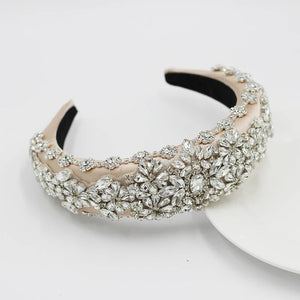 Rhinestone Pearl Headband Sparkling Hair Accessories