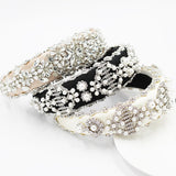 Rhinestone Pearl Headband Sparkling Hair Accessories