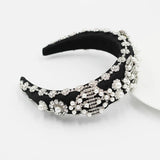 Rhinestone Pearl Headband Sparkling Hair Accessories