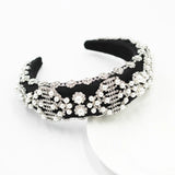 Rhinestone Pearl Headband Sparkling Hair Accessories