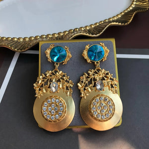 Gorgerous Earrings Statement Rhinestone Glass Jewelry Party Birthday For Women