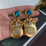 Gorgerous Earrings Statement Rhinestone Glass Jewelry Party Birthday For Women