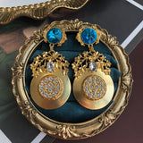 Gorgerous Earrings Statement Rhinestone Glass Jewelry Party Birthday For Women