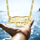 Personalized Double-layer Name Necklace for Women