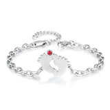 Personalized Name Date Bracelets Stainless Steel Bangle