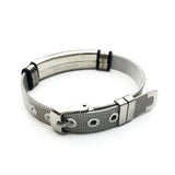 Gosun Titanium Steel Cross Stainless Steel Mesh Belt Men's Bracelet