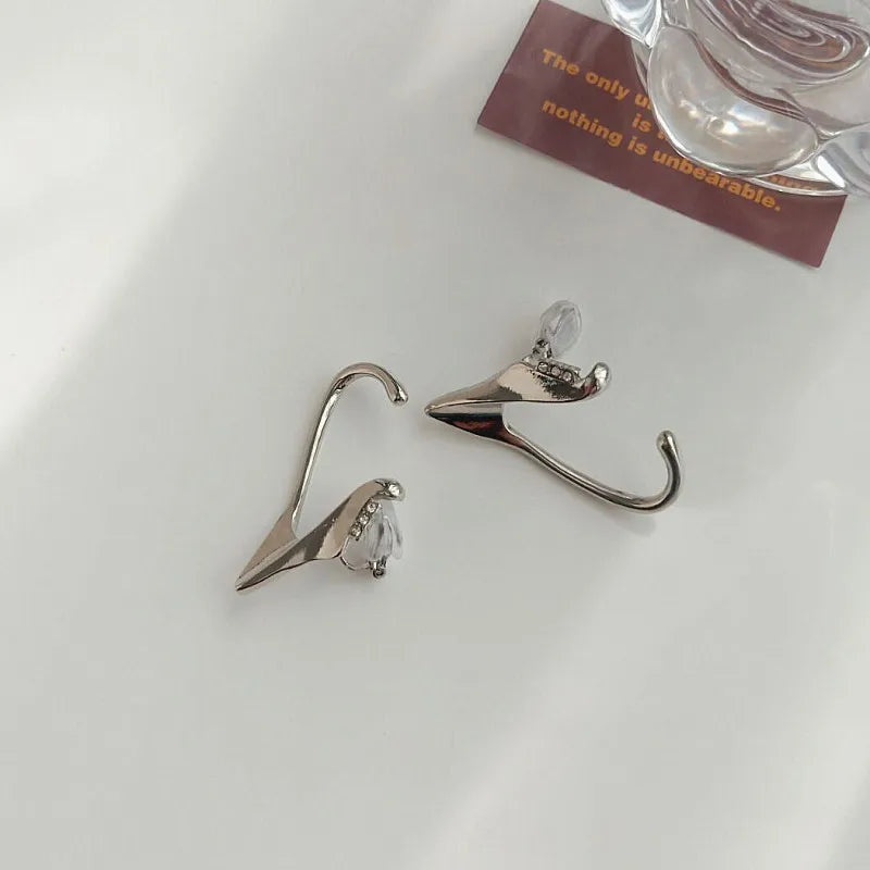 Goth Ear cuffs for Women Clip on Earrings Non Piercing Ear Clip on Earrings