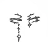 Goth Ear cuffs for Women Clip on Earrings Non Piercing Ear Clip on Earrings