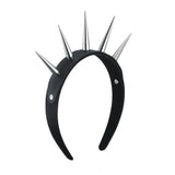 Spiked Goth Headband Punk HairBand Halloween Cosplay Costume
