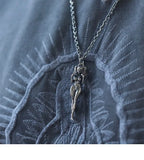 Goth Punk Style Sexy Goddess Pendant Necklace for Men Women
