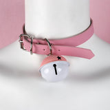 Goth Red PU Leather Collar Choker Necklace Jewelry Women