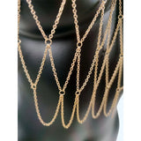 Goth Sexy Body Jewelry Bra Chest Chains Body Chain Bikini for Women
