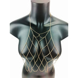Goth Sexy Body Jewelry Bra Chest Chains Body Chain Bikini for Women