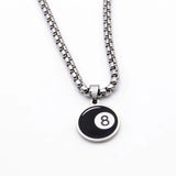 Goth Style Number 8 Necklace for Women Jewelry
