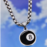 Goth Style Number 8 Necklace for Women Jewelry