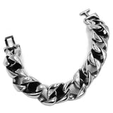 Gothic Biker Skull Bracelet Stainless Steel Titanium Jewelry