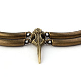 Gothic Bird Skull Ankel Bracelet Women Vintage Evil Magic Foot Ornament