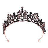 Gothic Rhinestone Tiaras and Crowns Bride Wedding Hair Jewelry Accessories