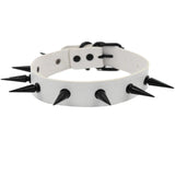 Gothic Spiked Punk Choker Collar Spikes Rivets Studded Chocker Necklace