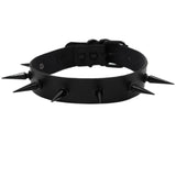 Gothic Spiked Punk Choker Collar Spikes Rivets Studded Chocker Necklace