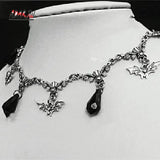 Gothic Velvet Choker Bat Necklace Victorian Creativity Gorgeous Punk Jewelry