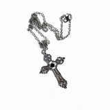 Gothic Cross Necklace for Women Halloween Christmas Years Gothic