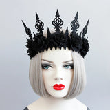 Medieval Princess Tiara Red Rose Headband