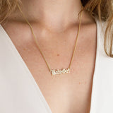 Gothic Name Necklace - Personalized Gift - Mother's Gift