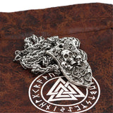 Gothic Skull Metal Pendant Necklace Punk Vintage Choker Jewelry