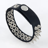 Gothic Spike Rivet Cuff Leather Bracelet Punk Jewelry